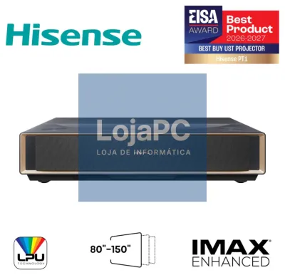 Hisense PT1 Projector de alcance ultracorto UHD 4K (3840x2160) 3D Preto