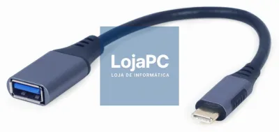 Gembird A-USB3C-OTGAF-01 cabo USB USB 3.2 Gen 1 (3.1 Gen 1) 0,15 m USB C USB A Cinzento