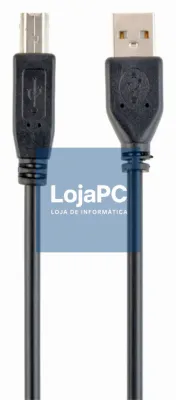 Gembird CCP-USB2-AMBM-10 cabo USB 3,04 m USB A USB B Preto