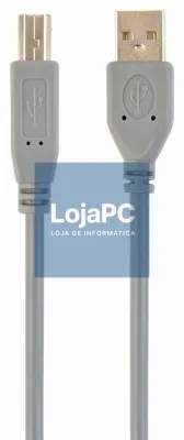 Gembird 1.8m USB 2.0 A/B M cabo USB 1,8 m USB A USB B Cinzento