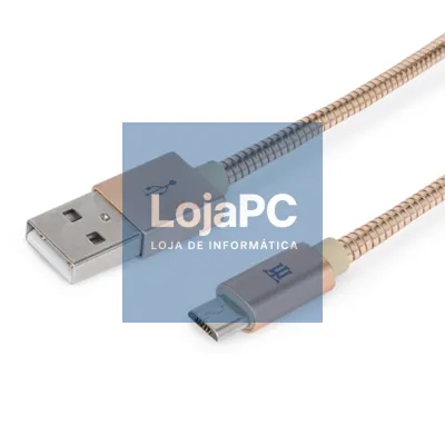 Maillon Technologique Premium MTPMUMG241 cabo USB 1 m USB 2.0 USB A Micro-USB B Oro