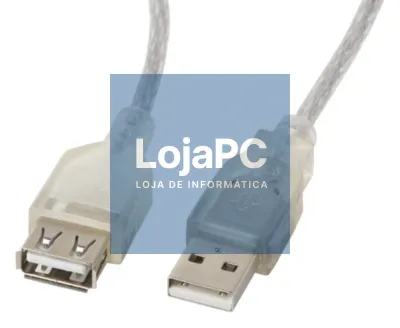 Lanberg CA-USBE-12CC-0018-TR cabo USB USB 2.0 1,8 m USB A Transparente
