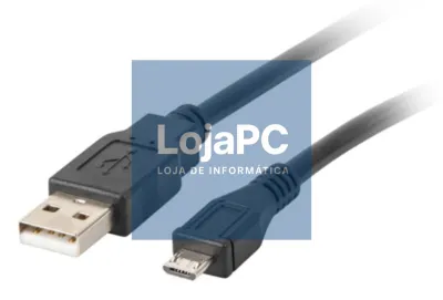 Lanberg CA-USBM-10CC-0003-BK cabo USB USB 2.0 0,3 m Micro-USB B USB A 0,48 Gbit/s Preto