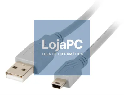 Lanberg CA-USBK-10CC-0018-S cabo USB USB 2.0 1,8 m Mini-USB A USB A Cinzento