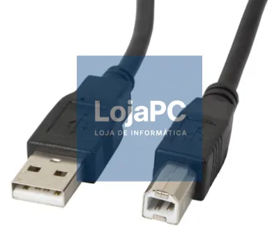 Lanberg CA-USBA-10CC-0018-BK cabo USB USB 2.0 1,8 m USB B Preto