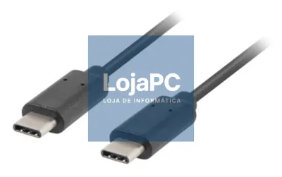 Lanberg CA-CMCM-10CU-0010-BK cabo USB USB 2.0 1 m USB C Preto