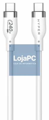 HYPER HJ4002WHGL cabo USB USB 2.0 2 m USB C Branco