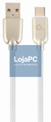Cablexpert CC-USB2R-AMCM-2M-W cabo USB USB 2.0 USB A USB C Branco