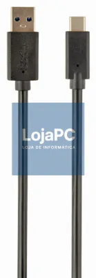 Cablexpert CCP-USB3-AMCM-0.1M cabo USB USB 3.2 Gen 1 (3.1 Gen 1) 0,1 m USB A USB C Preto