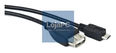 Lanberg OEM-0006 cabo USB USB 2.0 0,15 m USB A Micro-USB B Preto