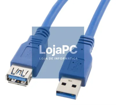 Lanberg CA-US3E-10CC-0030-B cabo USB 3 m USB A Azul