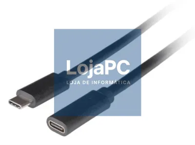 Lanberg CA-USBE-20CC-0005-BK cabo USB USB 3.2 Gen 1 (3.1 Gen 1) 0,5 m USB C Preto