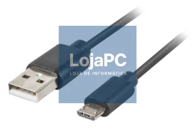 Lanberg CA-USBM-20CU-0010-BK cabo USB USB 2.0 1 m USB A Micro-USB B Preto