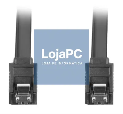 Lanberg CA-SASA-14CU-0050-BK cabo de SATA 0,5 m SATA 7-pin Preto