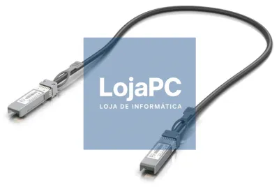 Ubiquiti UACC-DAC-SFP10-0.5M Cabo de fibra óptica e InfiniBand 0,5 m SFP+ Preto