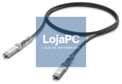 Ubiquiti UACC-DAC-SFP10-1M Cabo de fibra óptica e InfiniBand SFP+ Preto