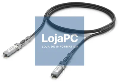 Ubiquiti UACC-DAC-SFP10-3M Cabo de fibra óptica e InfiniBand SFP+ Preto