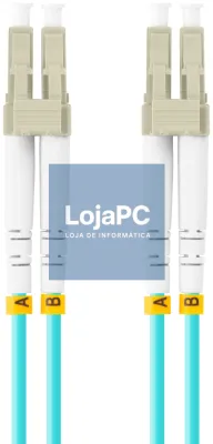 Lanberg FO-LULU-MD31-0020-TQ Cabo de fibra óptica e InfiniBand 2 m LC Cor aguamarina