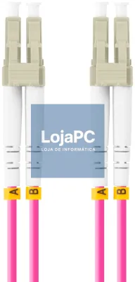 Lanberg FO-LULU-MD41-0020-VT Cabo de fibra óptica e InfiniBand 2 m LC Violeta