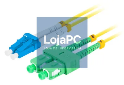 Lanberg FO-LUSA-SD11-0020-YE Cabo de fibra óptica e InfiniBand 2 m SC LC LC/SC Amarelo