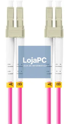 Lanberg FO-LULU-MD41-0005-VT Cabo de fibra óptica e InfiniBand 0,5 m LC LC/UPC Violeta
