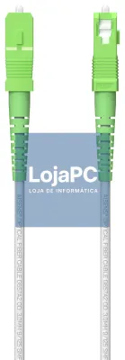 AISENS Cabo Fibra Óptica Cabo de rede G657A2 3.0 9/125 SMF Simplex CPR DCA LSZH, SC/APC-SC/APC, Branco, 100 m