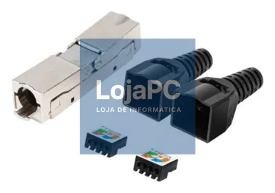 Lanberg PL2S6-6000TL conector RJ-45 Preto