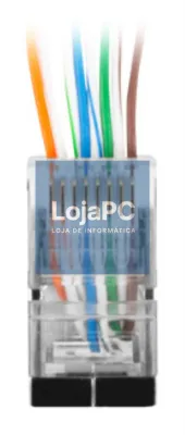 Lanberg PLS-6020EZ conector RJ45 Transparente
