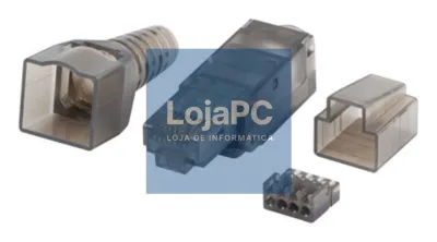 Lanberg PLUA-6000TL conector RJ-45 Transparente