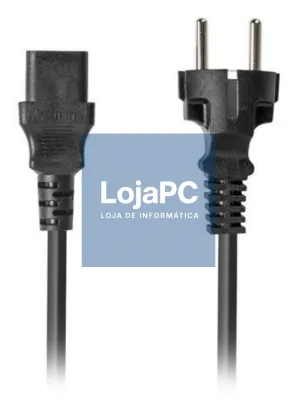 Lanberg CA-C13C-15CC-0018-BK cabo de transmisión Preto 1,8 m C13 acoplador CEE7/7