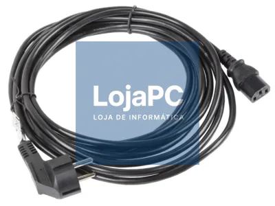 Lanberg CA-C13C-11CC-0100-BK cabo de transmisión Preto 10 m C13 acoplador CEE7/7