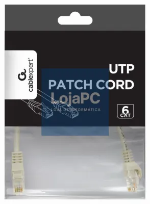 Gembird CAT6A Patchkabel Ungeschirmt 0.25m - PP6U-CU-0.25m cabo de rede