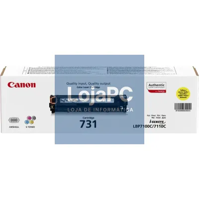 CANON 731-Y toner cartridge yellow standard capacity 1.500 pages 1-pack