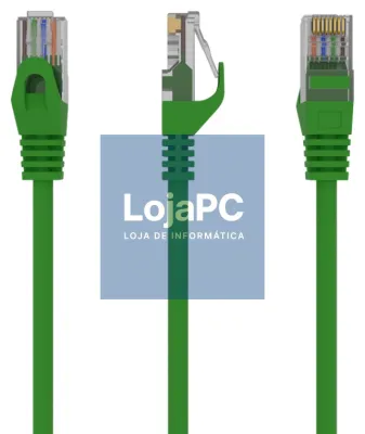 Gembird PP6U-0.25M/G cabo de rede Verde 0,25 m Cat6 U/UTP (UTP)