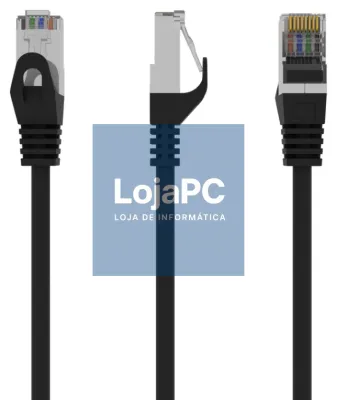 Gembird Patch Cord Cat.6 UTP 0.5m cabo de rede Preto 0,5 m Cat6 U/UTP (UTP)