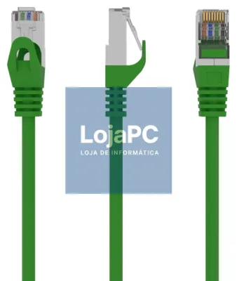 Gembird 1m CAT6 cabo de rede Verde F/FTP (FFTP)