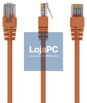 Gembird PP12-1M/O cabo de rede Laranja Cat5e U/UTP (UTP)