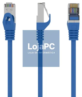 Gembird Patch Cord Cat.6 UTP 2m cabo de rede Azul Cat6 U/UTP (UTP)