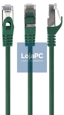 Gembird PP6A-LSZHCU-G-3M cabo de rede Verde Cat6a S/FTP (S-STP) Alrededor