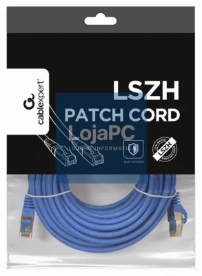 Gembird PP6A-LSZHCU-B-10M cabo de rede Azul Cat6a S/FTP (S-STP)