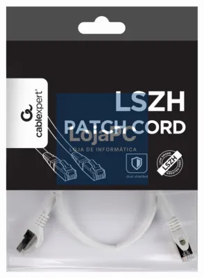 Gembird PP6A-LSZHCU-W-0.5M cabo de rede Branco 0,5 m Cat6a S/FTP (S-STP)