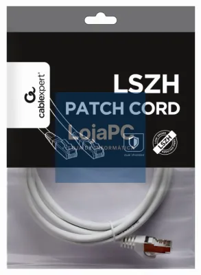 Gembird PP6A-LSZHCU-W-2M cabo de rede Branco Cat6a S/FTP (S-STP)