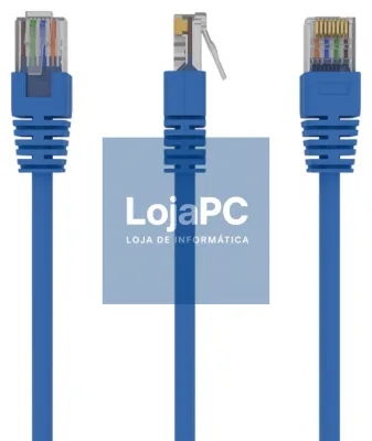 Gembird PP12-0.5M/B cabo de rede Azul 0,5 m Cat5e