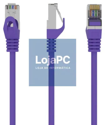 Gembird RJ45/RJ45 Cat6 0.5m cabo de rede Púrpura 0,5 m F/UTP (FTP)