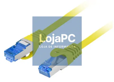 Lanberg PCF6A-10CC cabo de rede Amarelo 0,25 m Cat6a S/FTP (S-STP)