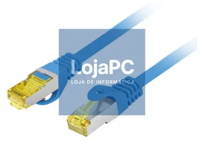 Lanberg PCF6A-10CU-0100-B cabo de rede Azul 1 m Cat6a S/FTP (S-STP)