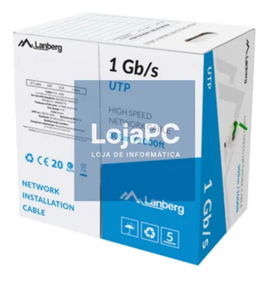 Lanberg LCU6-10CC-0305-G cabo de rede Verde 305 m U/UTP (UTP)