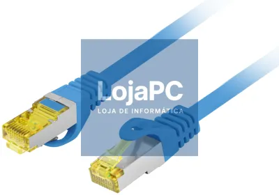Lanberg PCF6A-10CU-0200-B cabo de rede Azul 2 m Cat6a S/FTP (S-STP) Alrededor