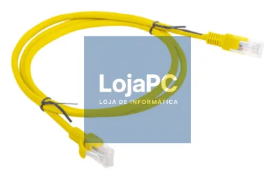 Lanberg PCU6-10CC-0100-Y cabo de rede Amarelo 1 m Cat6 U/UTP (UTP)