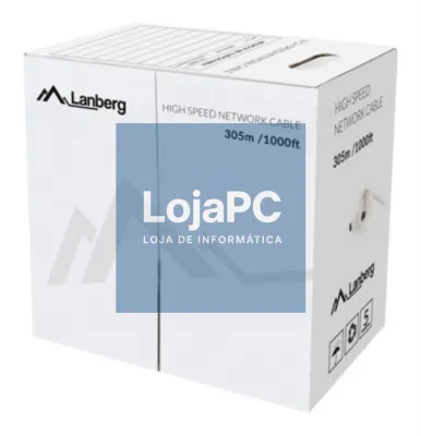 Lanberg LCU6-12CU-0305-S cabo de rede Cinzento 305 m Cat6 U/UTP (UTP)